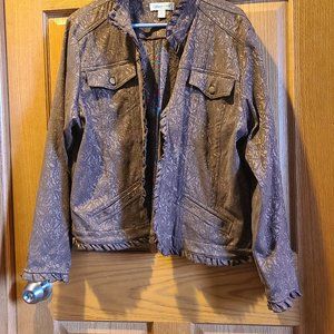 Coldwater Creek women's jacket, brown, Size XL